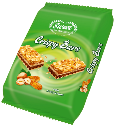 CRISPY BARS NUTTY 220g oříškové tyčinky