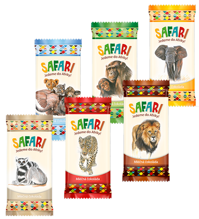 CARLA SAFARI 20g mléčná čokoláda
