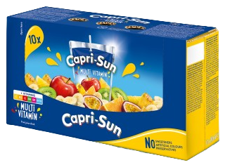 CAPRI SUN MULTIVITAMIN 200ml ovocný nápoj (Balenie 10ks 1ks od 9Kč)