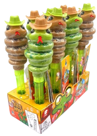 SNAKE BUBBLE 5g bublifuk s bonbóny (Baleni:8ks 1ks=33Kč)