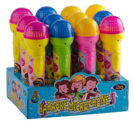 KARAOKE MICROPHONE 5g hračka s bonbóny (Balení:12ks 1ks=29Kč)
