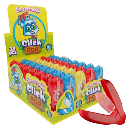 CLIC POP 10g lízáko s prívěskem (Balení:35ks 1ks=11,50Kč)(exp.7/25)