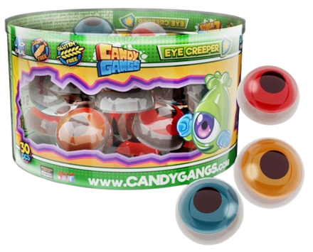 CANDY GANGS EYE CREEPER 7g želé (Balení:50ks 1ks=3Kč)