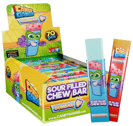 CANDY GANGS GUMBAR 12g cukrovinka (Balení:70ks 1ks=3Kč)