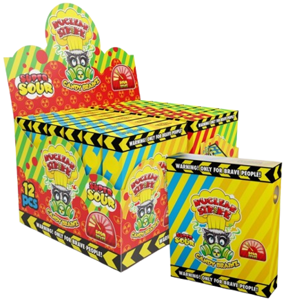 CANDY BRAINZ 40g kyselé bonbóny (Balení:12ks 1ks=15,50Kč)