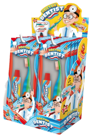 DOCTOR DENTIST 24g cukrovinka (Balení:15ks 1ks=18Kč)