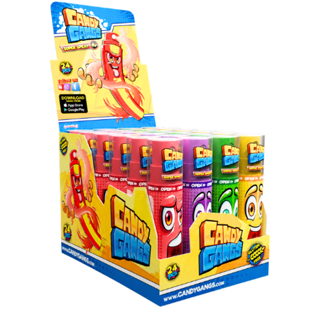 CANDY GANGS SUPER SPRAY 30ml ovocný spray (Balení:24ks 1ks=5,50Kč)