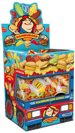 HAMBUREGERR GUMMIES 10g želé cukrovinka (Balení: 80ks 1ks=2Kč)