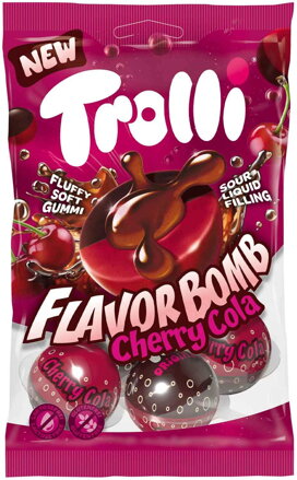TROLLI BOMB 75g cola/višeň želé