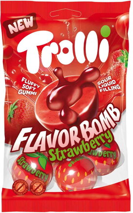 TROLLI BOMB 75g jahodové želé