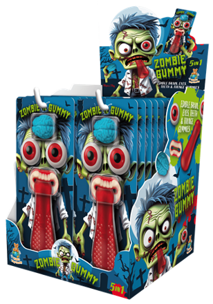 ZOMBIE GUMMY 20g želé cukrovinka (Baleni:20ks 1ks=11Kč)