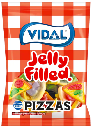 VIDAL PIZZAS 90g plnené želé bonbóny