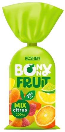 BONNY FRUIT CITRUS MIX 200g želé bonbóny