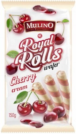 MULINO ROYAL ROLLS 150g banánové trubičky