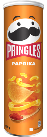 PRINGLES PAPRIKA 165g paprikové chipsy PRINGLES PAPRIKA 165g paprikové chipsy