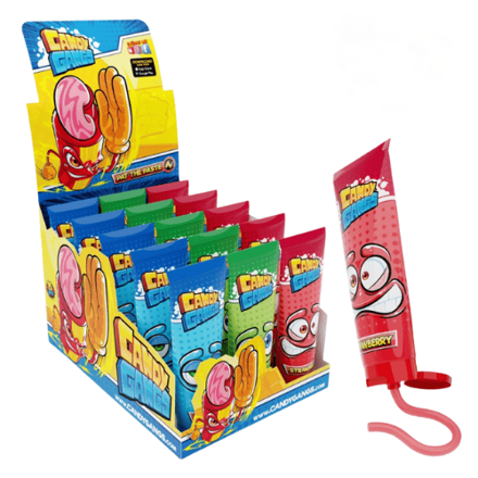 CANDY GANGS PAT THE PASTE 80g ovocný gel (Balení:18ks 1ks=17,90Kč)