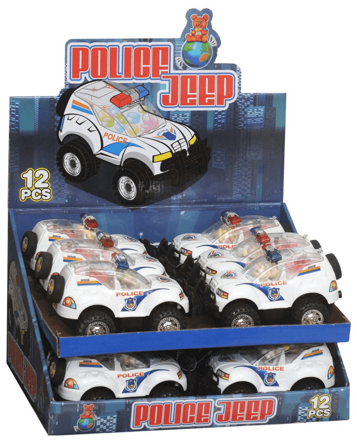 POLICE JEEP 10g hračka + cukrovinky (Balení:12 ks,1ks=30Kč)