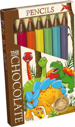 PASTELKY DINOSAUŘI 100g mléčná čokoláda