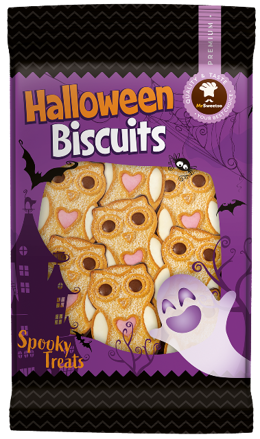 HALLOWEEN SOVA 200g sušenky s polevou
