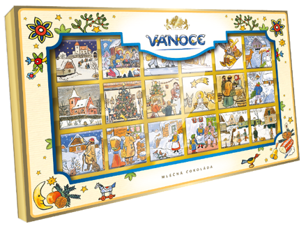 VÁNOCE LADA 90g čokoládové napolitanky