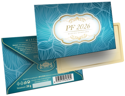 PF 2026 20g mléčná čokoláda (obálka)