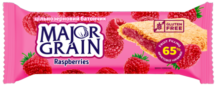 MAJOR GRAIN 40g malinová tyčinka