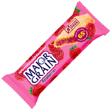 MAJOR GRAIN 40g malinová tyčinka