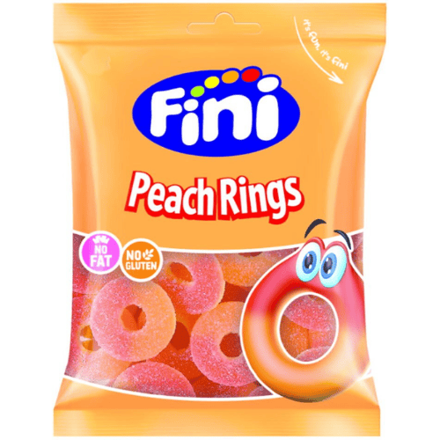 PEACH RING 75g želé bonbóny