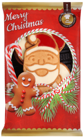 VÁNOCE MIKULÁŠ 200g sušenky s polevou