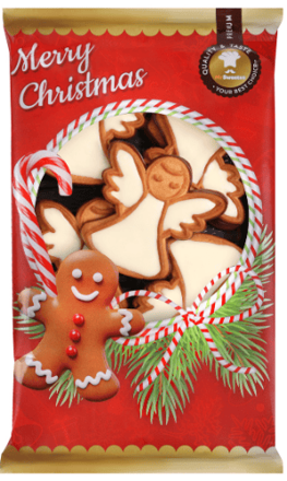 VÁNOCE ANDĚL 200g sušenky s polevou