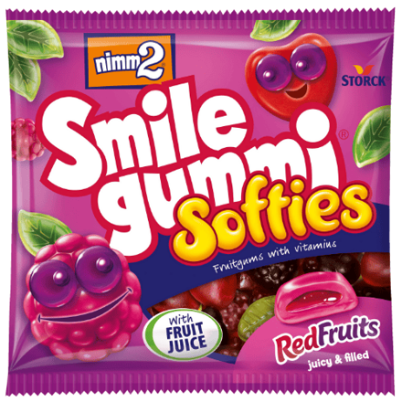 NIMM2 SOFTIES RED FRUIT 90g ovocné bonbóny