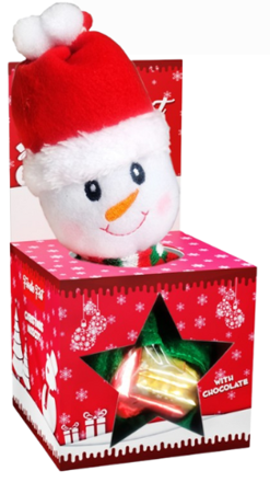 CHRISTMAS MASCOT 80g hračka s cukrovinkama