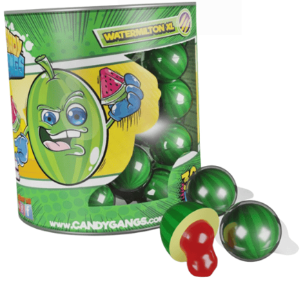 CANDY GANGS WATERMELON 15g zvýkačky (Balení:30ks 1ks=3,50Kč)