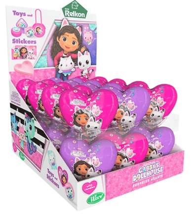 GABBY´S HEART 10g hračka s bonbóny (Balení:24ks 1ks=20,50Kč)