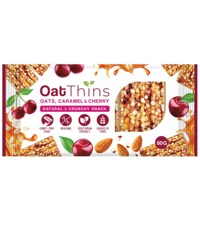 OAT THINS 60g oves/karamel/višeň