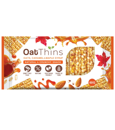OAT THINS 60g javorový sirup/karamel