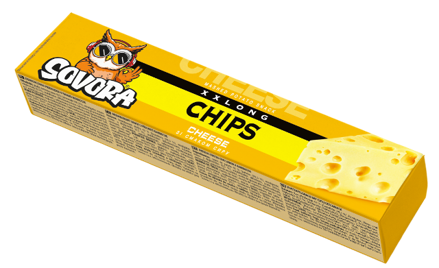 LONG CHIPS CHEESE 50g sýr (box)