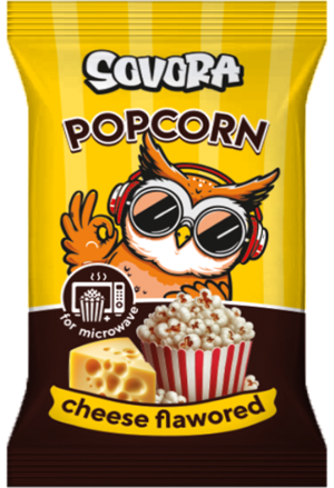 MICROWAVE POPCORN CHEESE 90g sýr