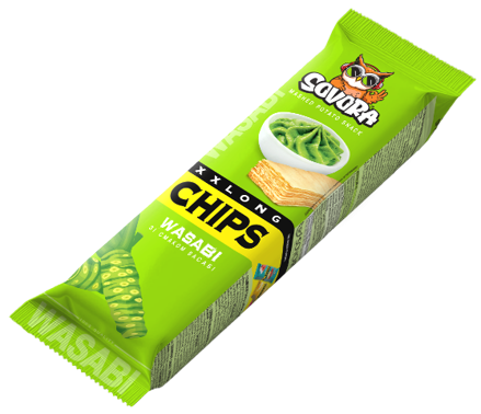 LONG CHIPS WASABI 70g wasabi