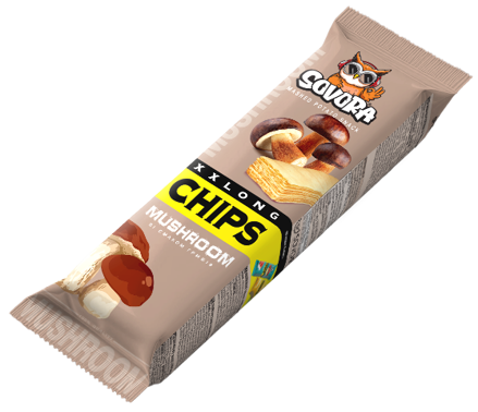 LONG CHIPS MUSHROOM 70g houbové