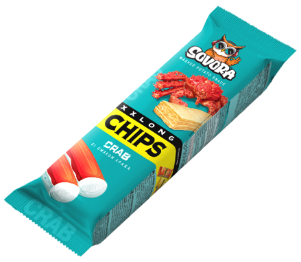 LONG CHIPS CRAB 70g krab
