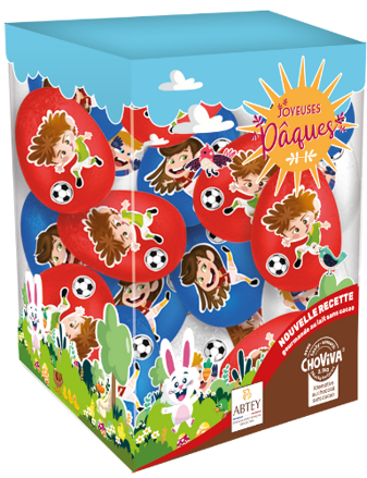 ABTEY FOOTBALL 12,5g čokoládové vajíčka (Balenie:50ks 1ks=6Kč)