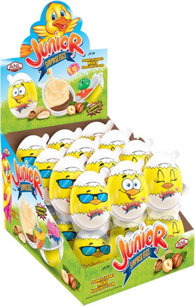 SAFARI JUNIOR 15g vajíčko s překvapením (Balení:24ks 1ks=8Kč)