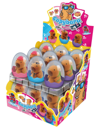 CAPYBARA TATTOS 10g cukríky s hračkou (Balení:18ks 1ks=19,50Kč)