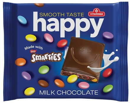 VITAMINKA HAPPY 90g čokoláda s lentilkami