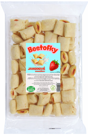 BESTOFKY 200g jahodové polštářky