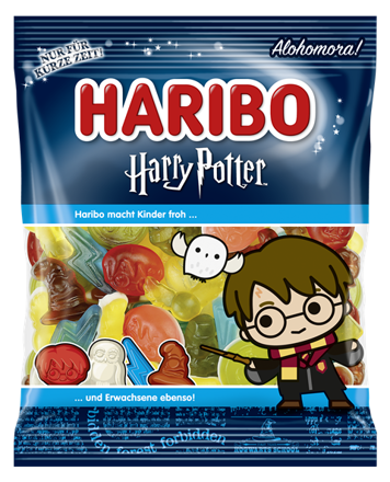 HARIBO HARRY POTTER BLUE 160g želé bonbóny