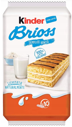 KINDER BRIOSS MILK 270g mléčné dortíky