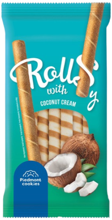 PIDEMONT ROLLS 160g kokosové trubičky