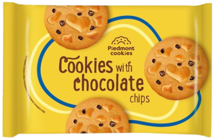 PIDEMONT COOKIES 180g čokoládové sušenky